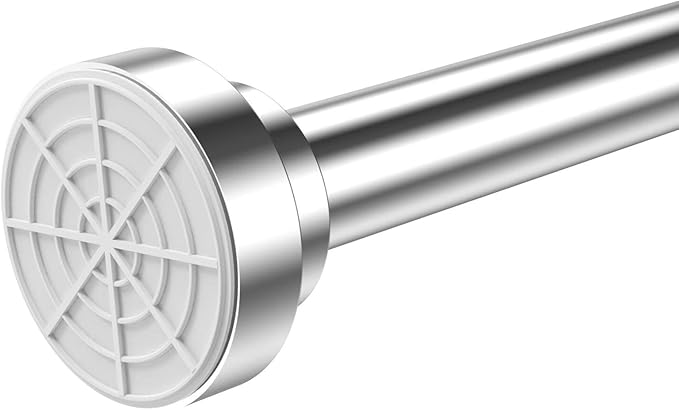 Tension Shower Curtain Rod - Never Rust Non-Slip